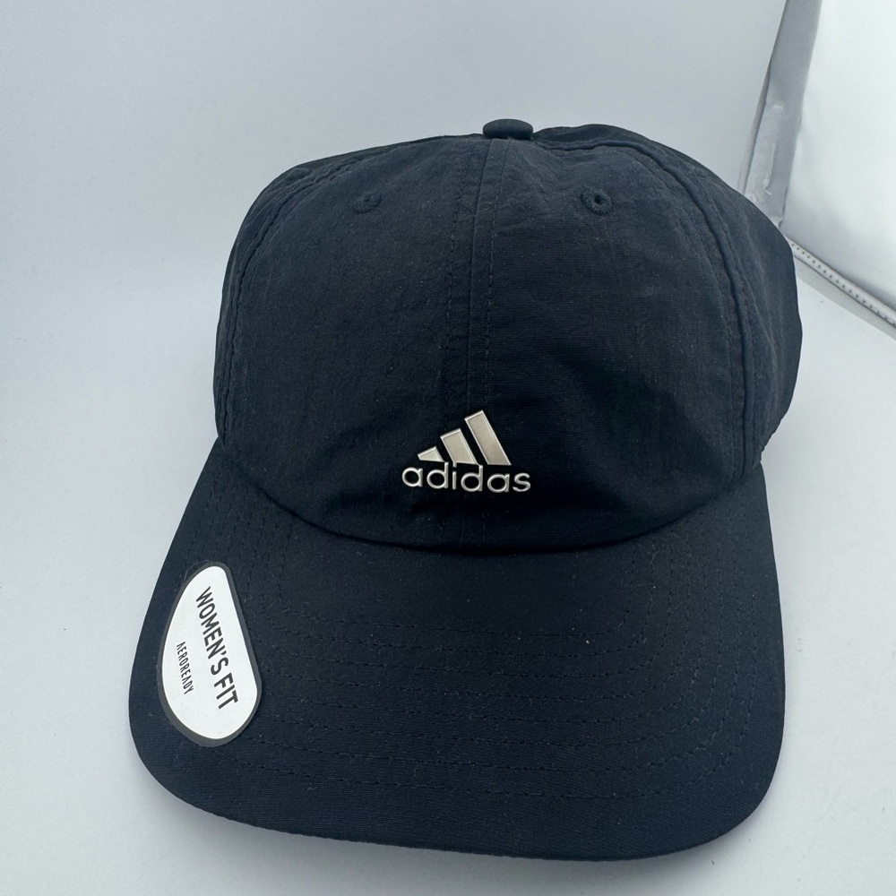 Adidas Aero Fitted‎ Black Women's Fit Cap NEW